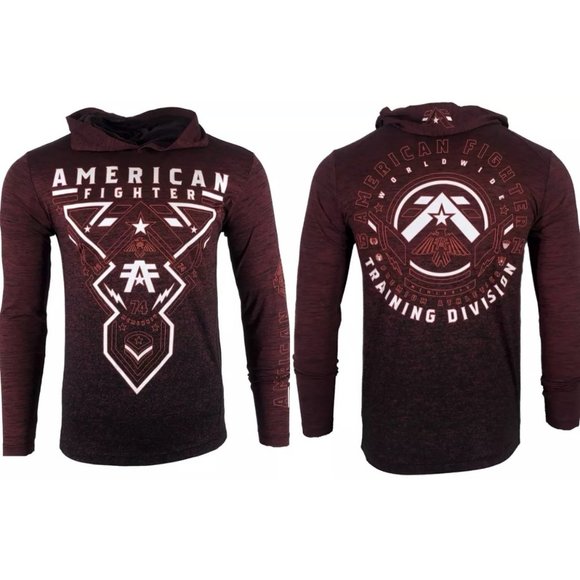 AMERICAN FIGHTER Men's Hoodie Sweatshirt HARTSDALE Athletic MMA - Picture 1 of 12